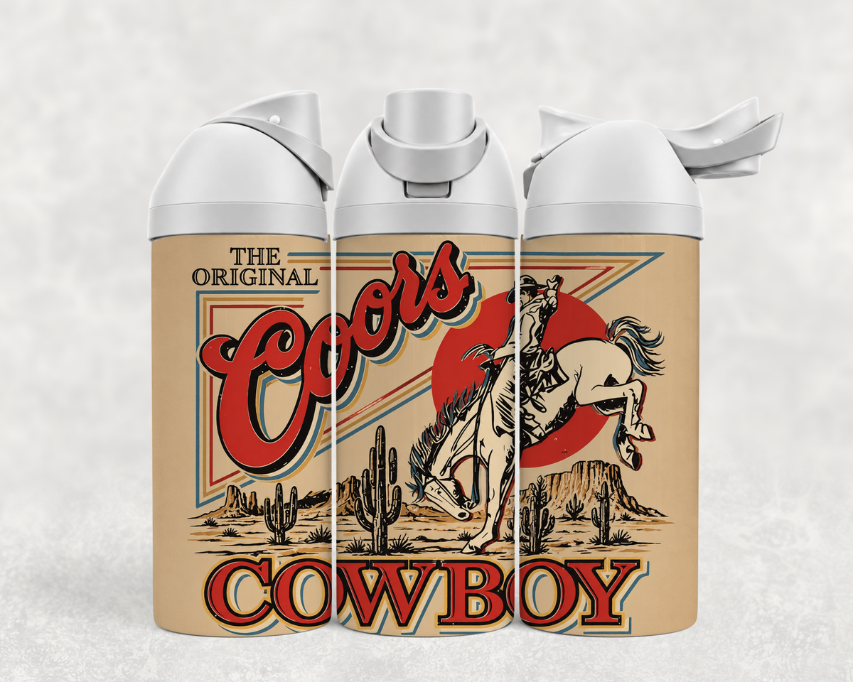 Bouteille Wave 24 oz personnalisée – Coors The Original Cowboy