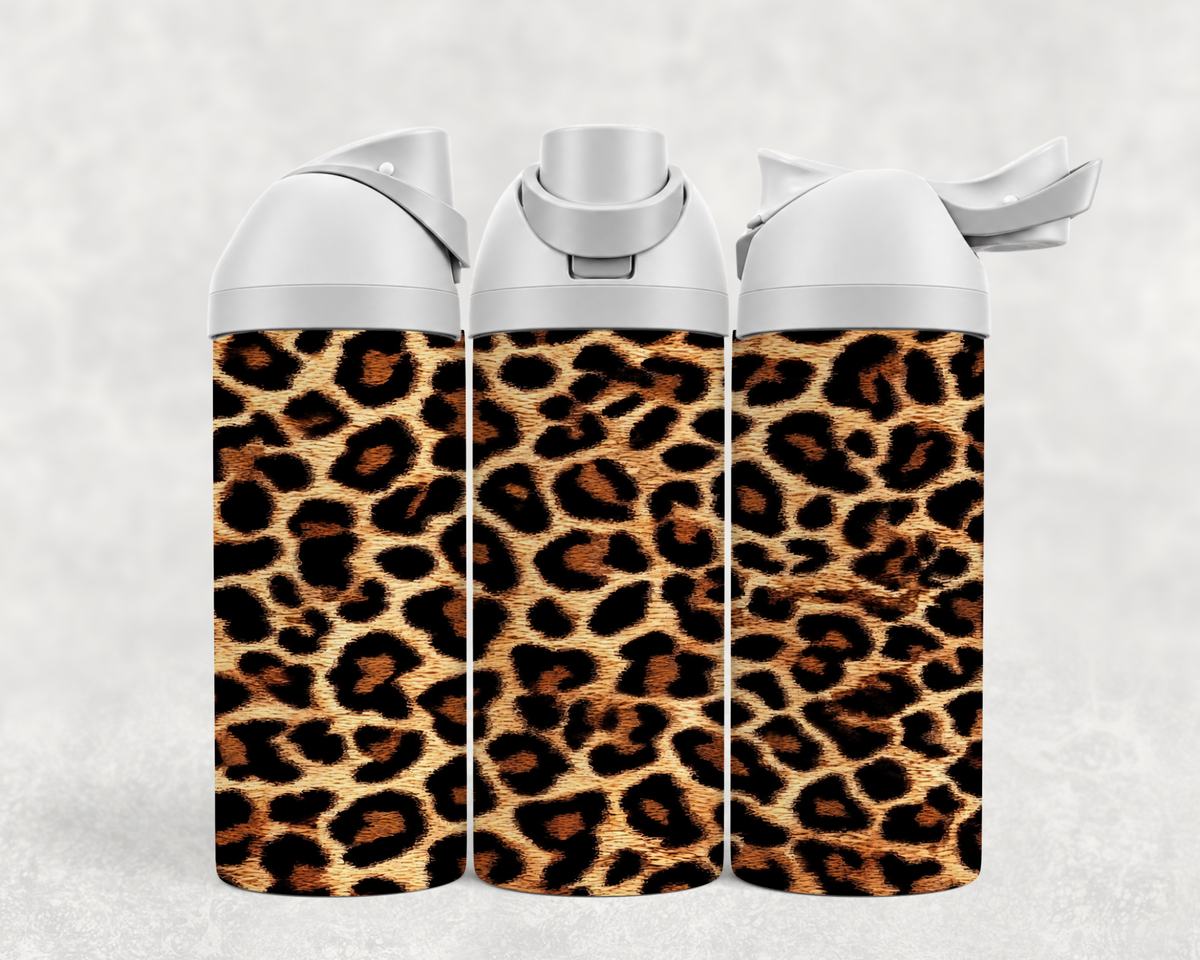 Bouteille Wave 24 oz personnalisée – Imprimé léopard