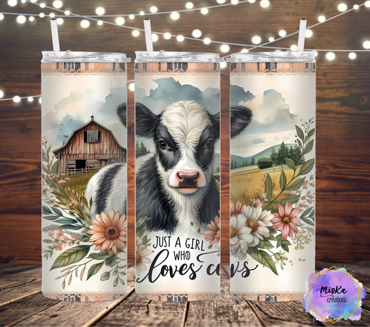 Girl Love Cow