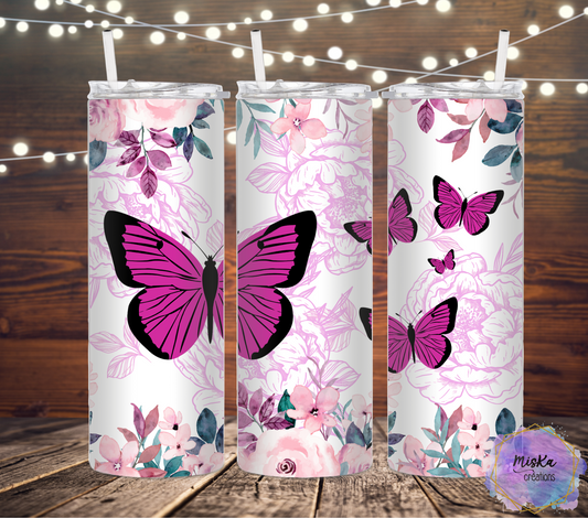 Papillons Mauves