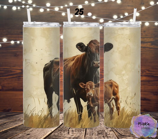 Vache Jersey Maman Bébé