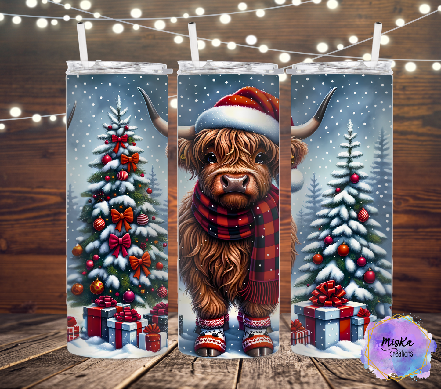 Vache Highland Noel