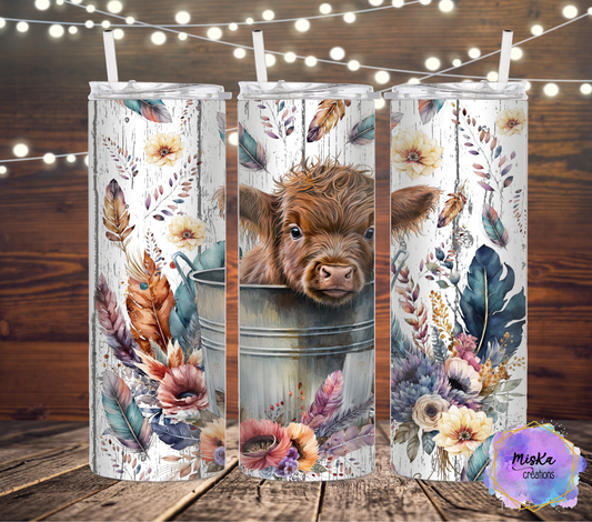 Vache Highland Bébé Mignon