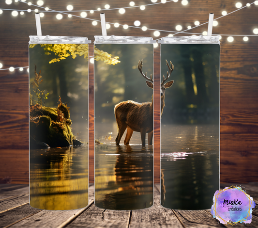 Cerf Dans L'eau