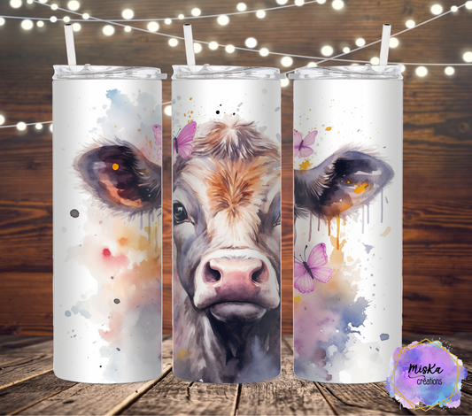 Vache Jersey Papillon Rose