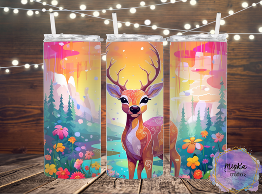 Cerf Multicolore